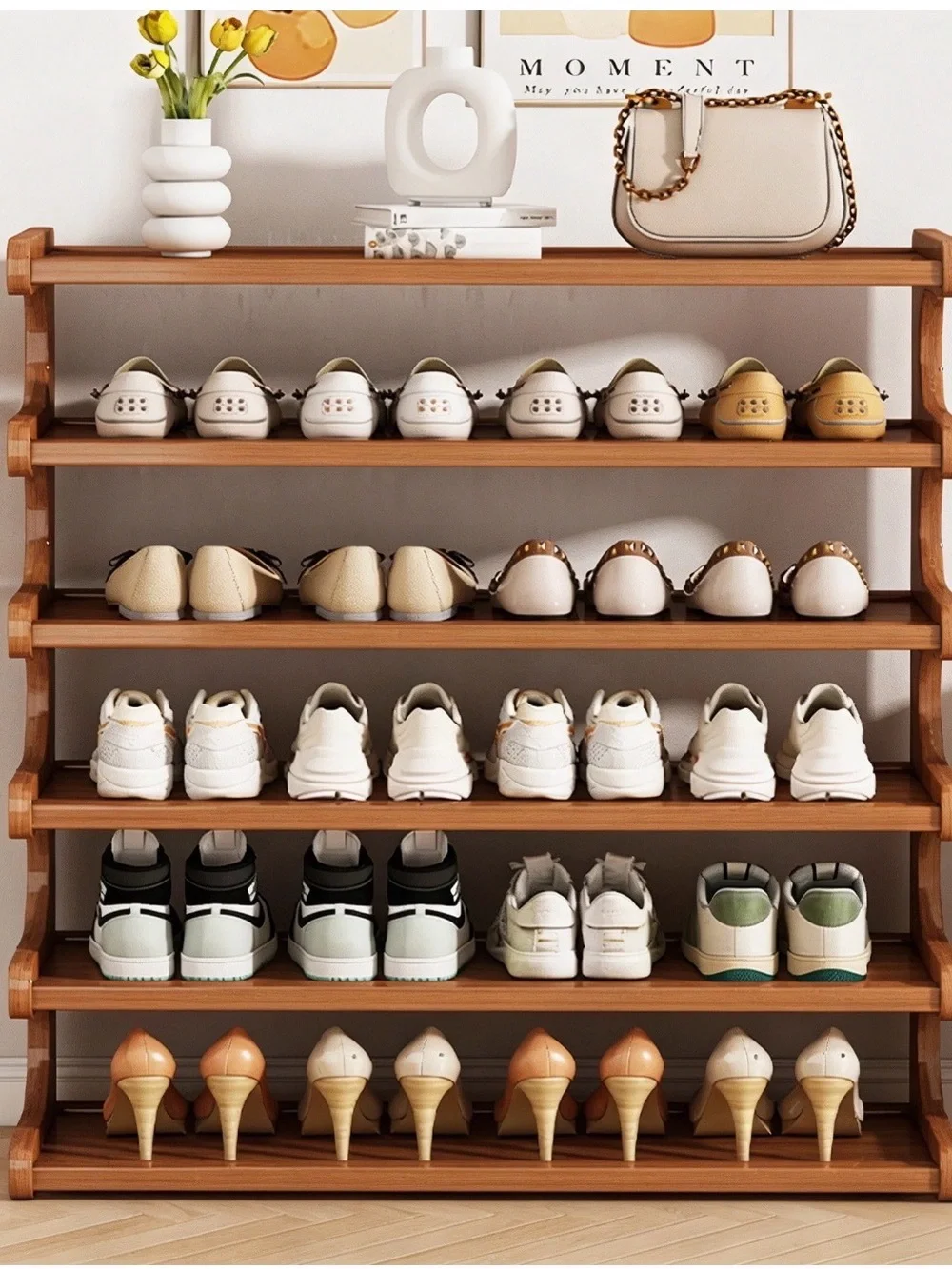 6-tier shoe rack
